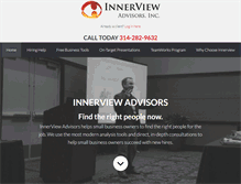 Tablet Screenshot of innerviewadvisors.com